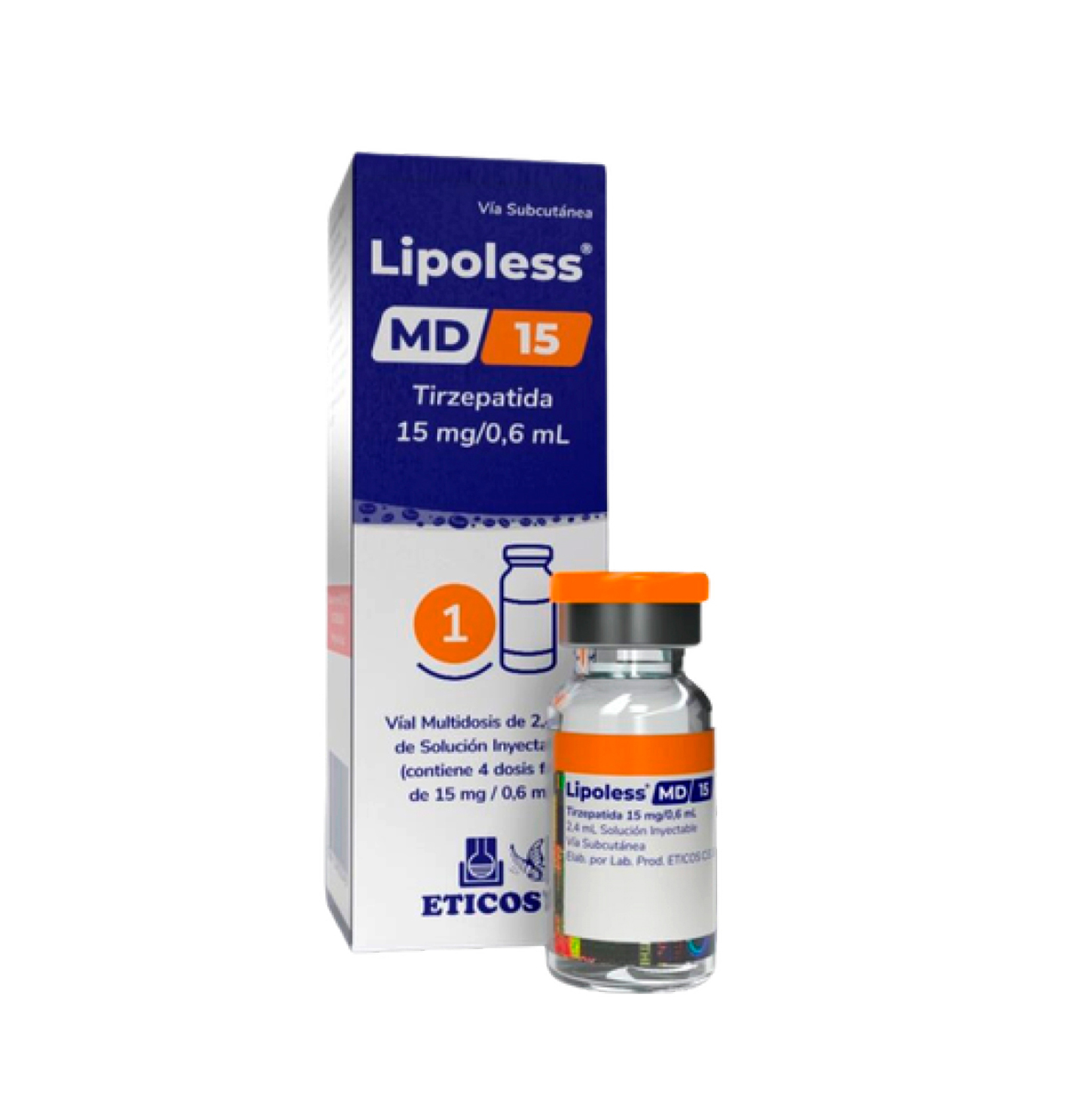 Lipoless 15mg (4x) tirzepatida / 15MG